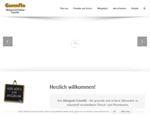Tablet Screenshot of metzgerei-gorenflo.de